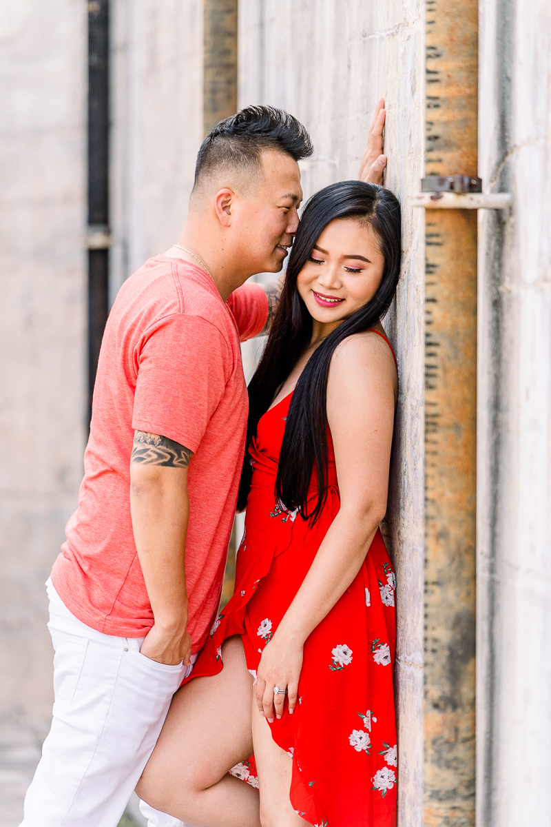 Asian Couple Engagement Photos in Tampa