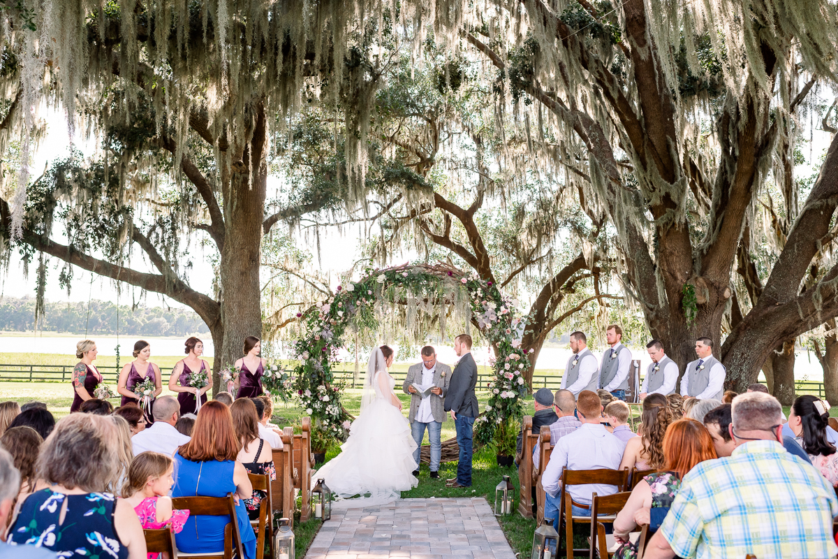 Wedding Ceremony arch | Orlando Wedding Photographer