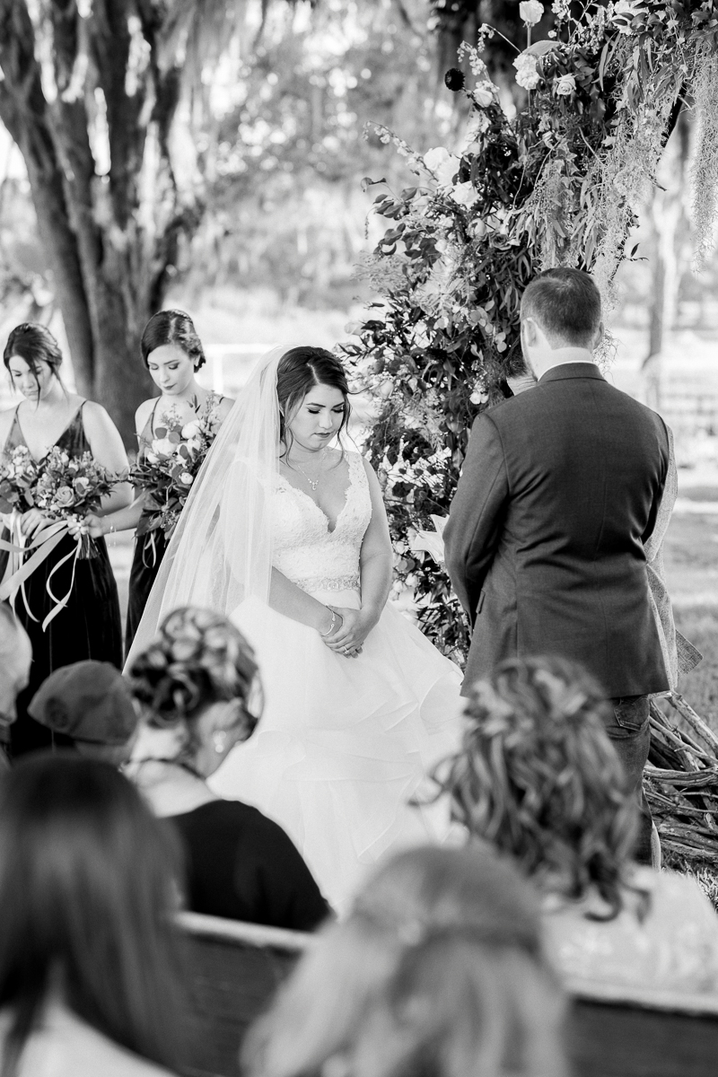 Wedding Ceremony Covington Farm | Orlando Wedding Photographer