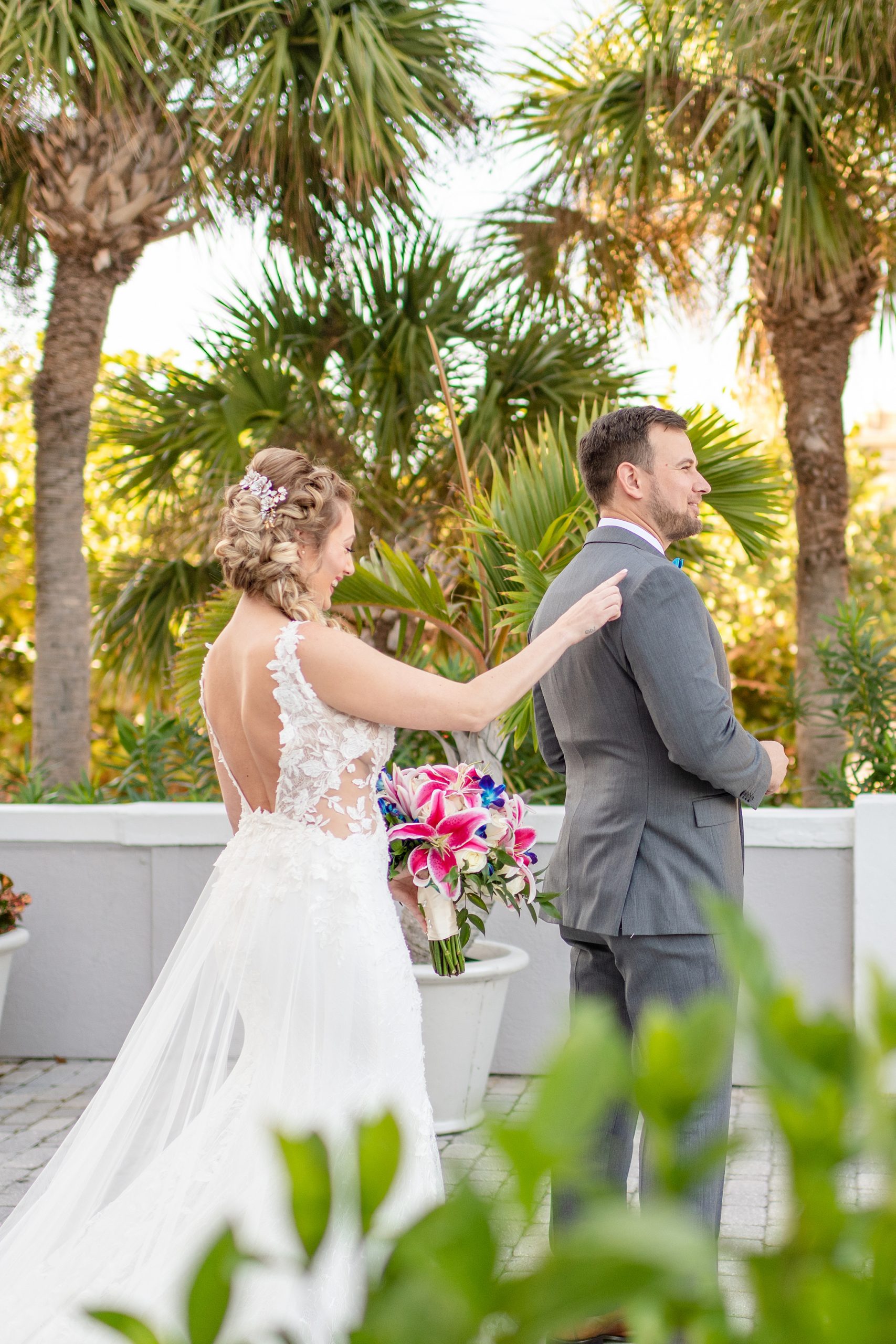 First Look Tampa Wedding