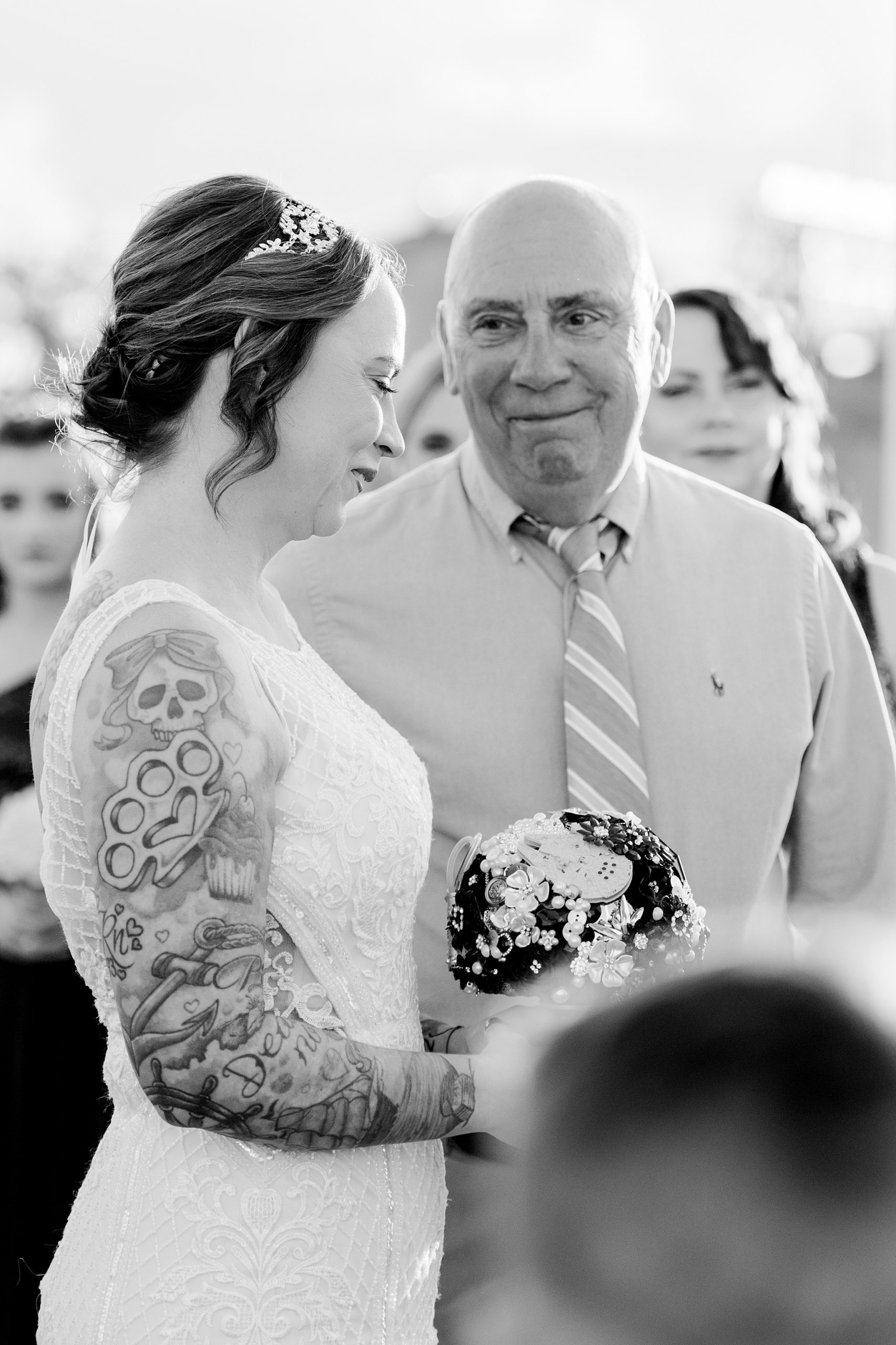 Dad walking Daughter down the aisle | Orlando Wedding Photographer