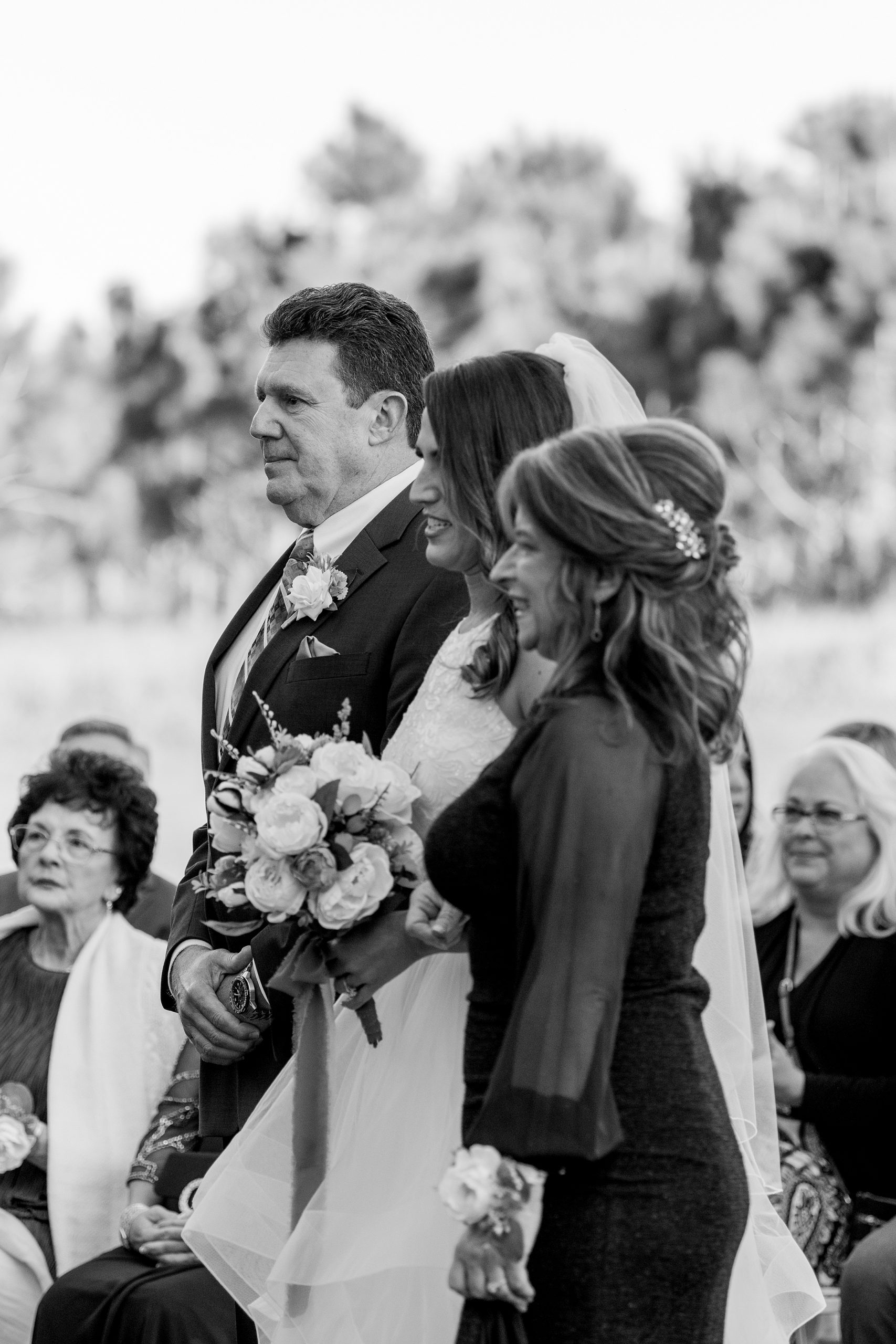 Bride Walking Down Aisle | Orlando Wedding Photographer