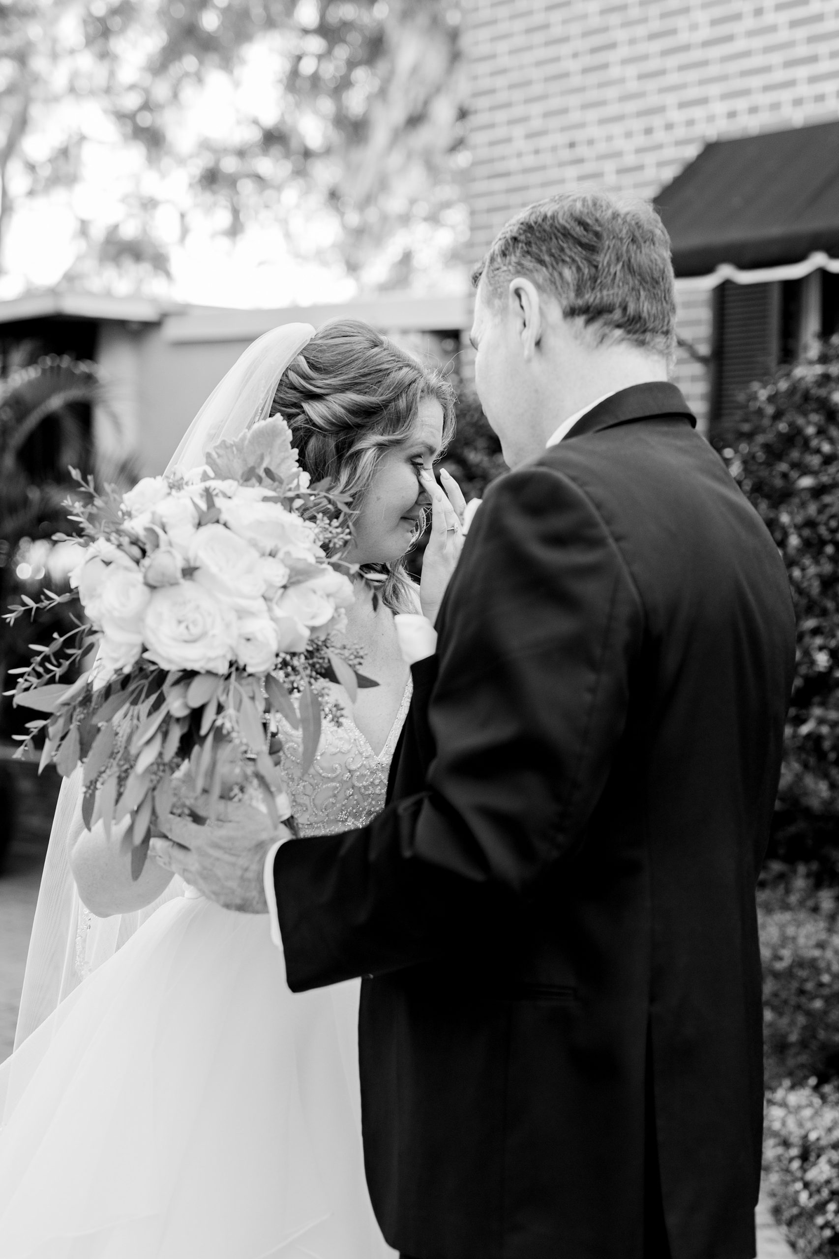 Father Daughter Wedding First Look | Town Manor Weddings