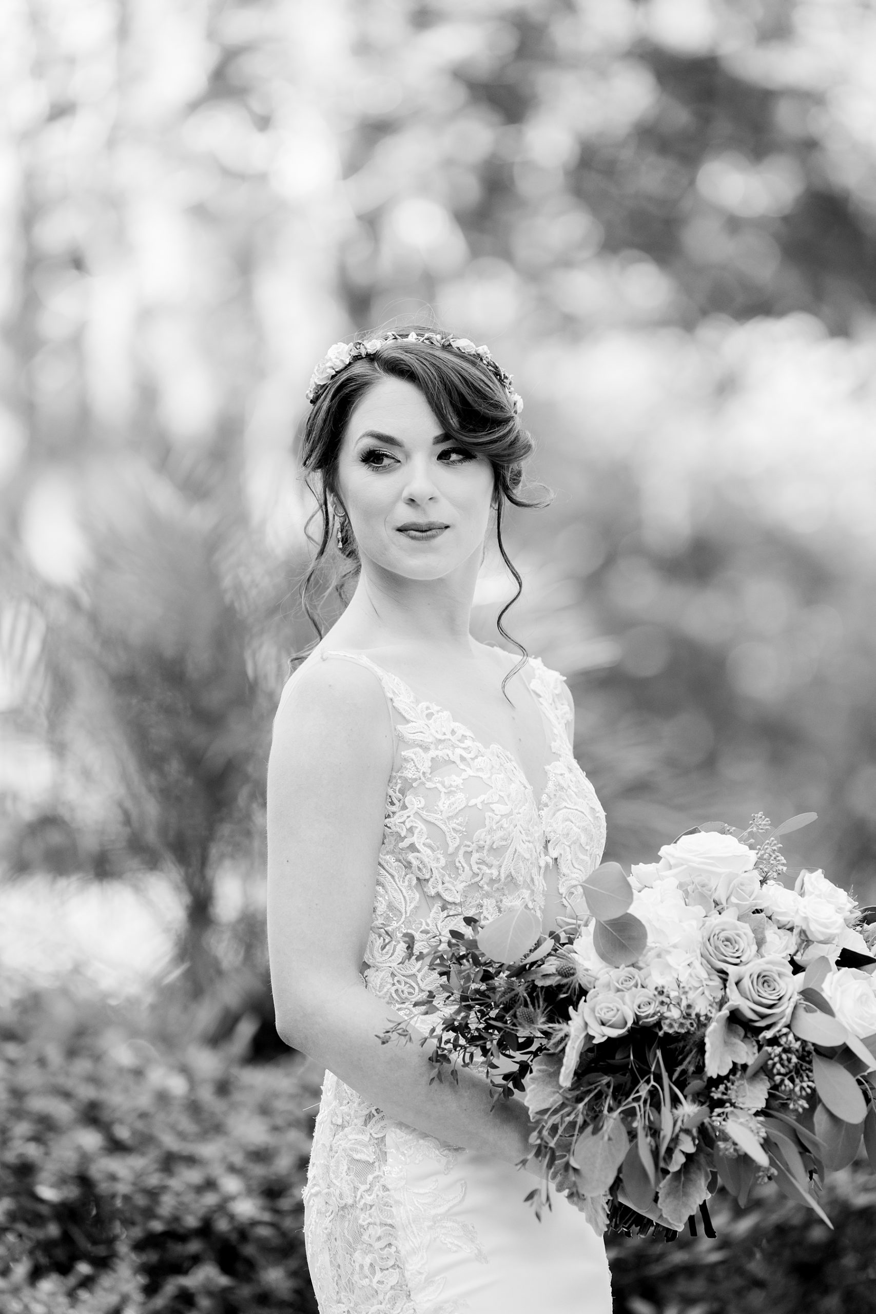 Black and White Wedding Photos | Orlando Wedding Photographer | Chynna Pacheco Photography