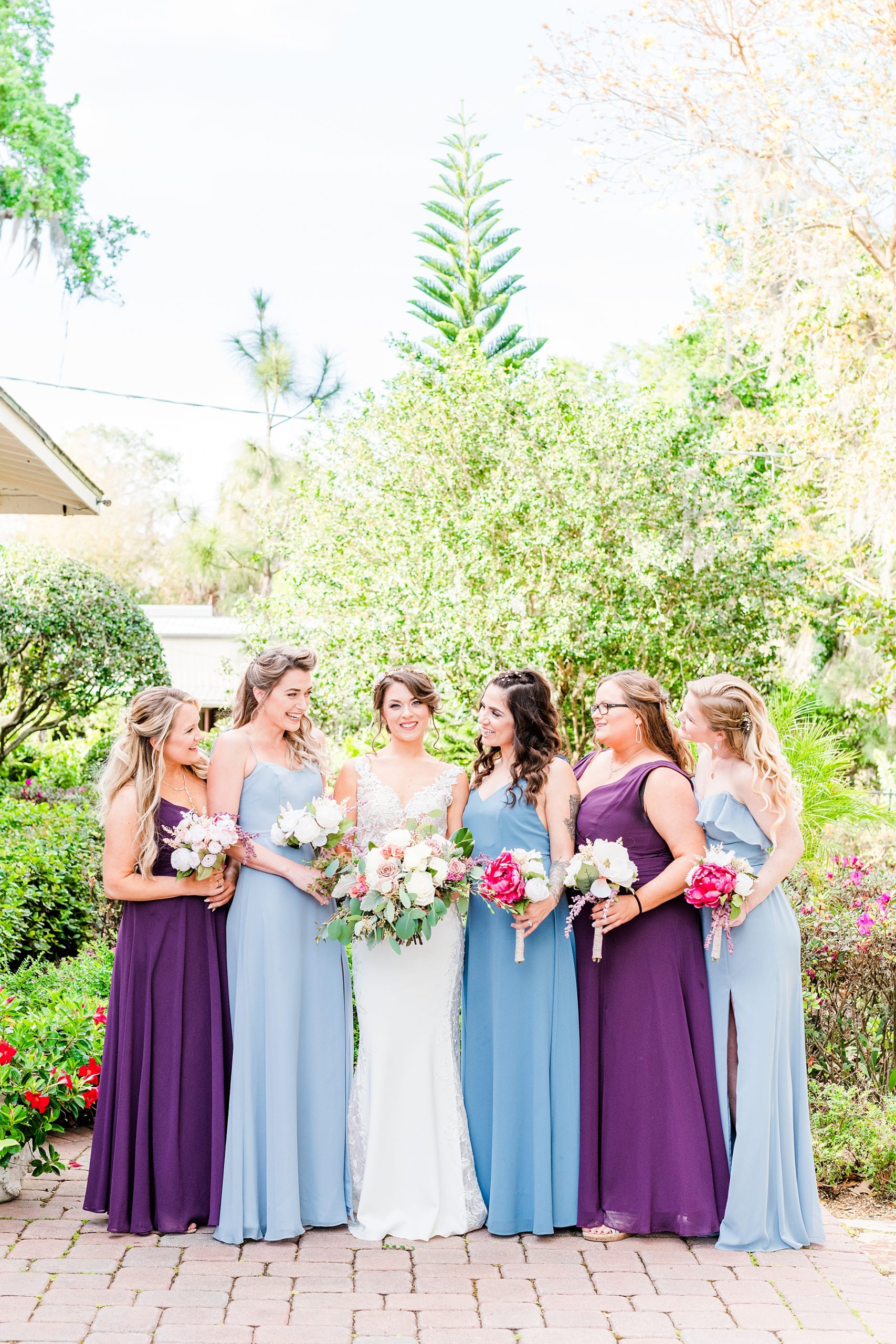 Blue Bridesmaid dresses | Town Manor | Chynna Pacheco Photography