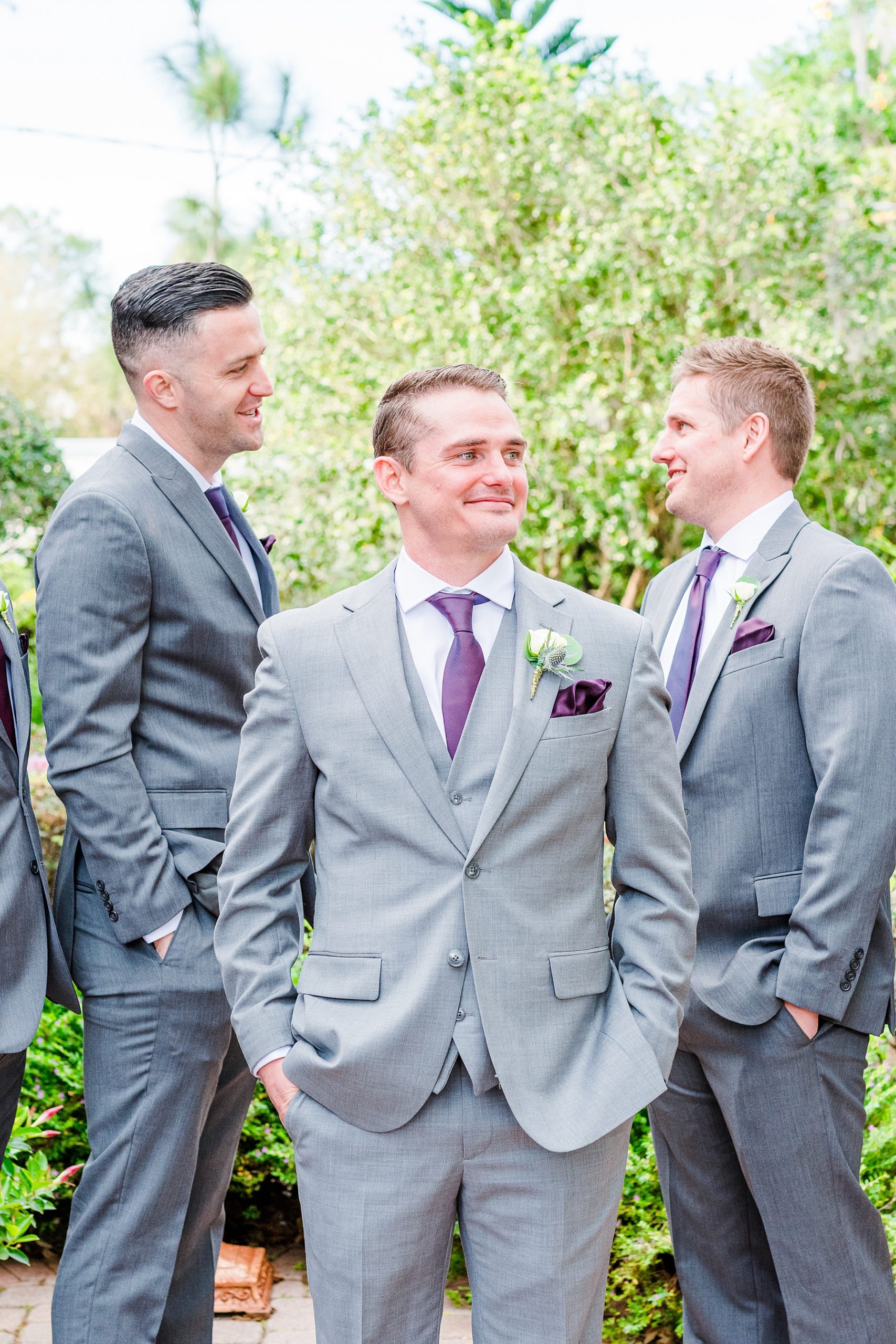 Groom in Tux | Town Manor | Chynna Pacheco Photography