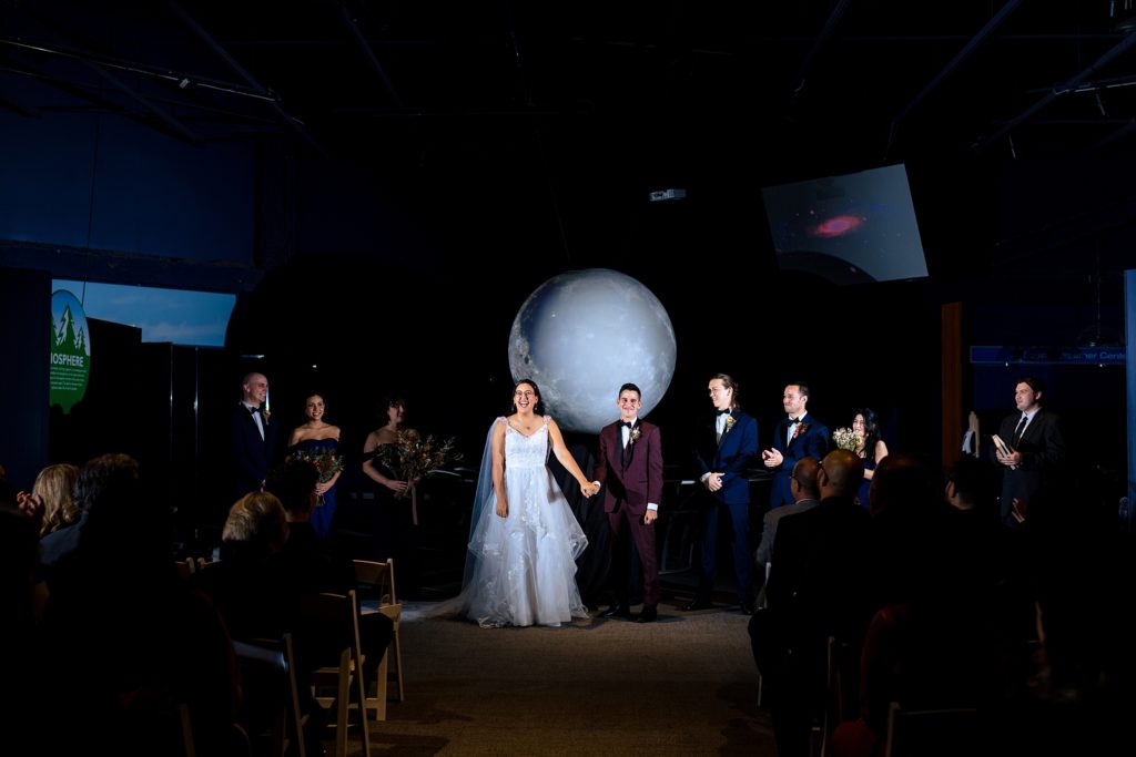 Planet wedding ceremony