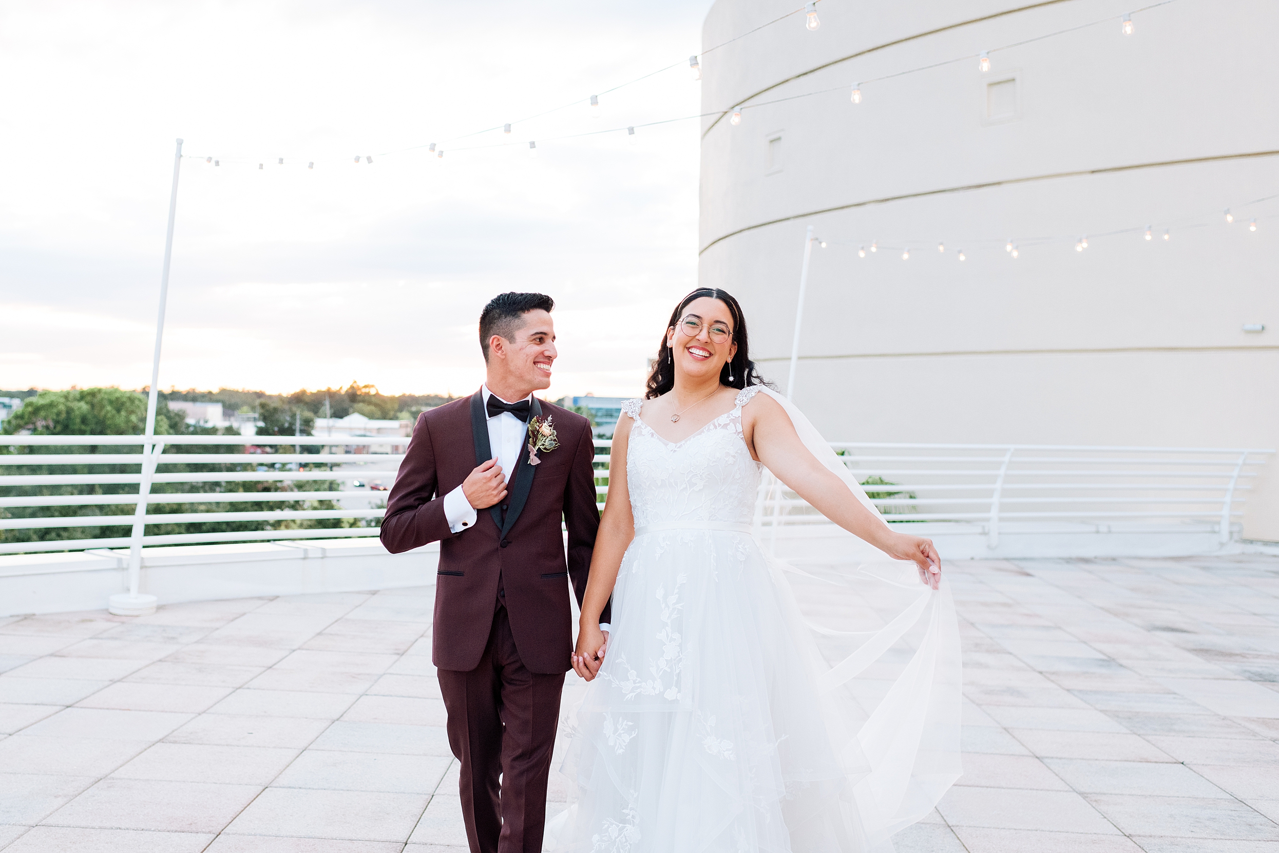 Rooftop Terrace Wedding Downtown Orlando